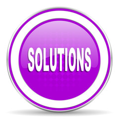 solutions violet icon
