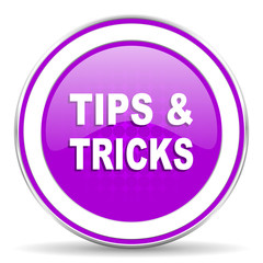 tips tricks violet icon