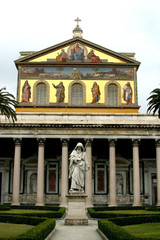Fototapeta premium Basilica of Saint Paul Outside the Walls, Rome
