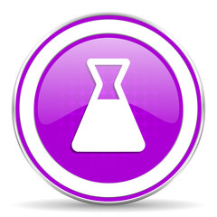 laboratory violet icon