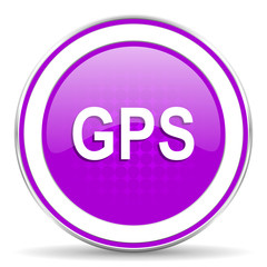 gps violet icon