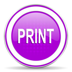 print violet icon