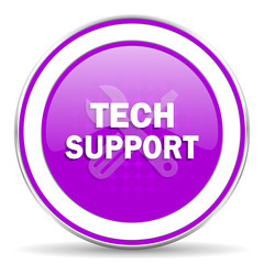 technical support violet icon