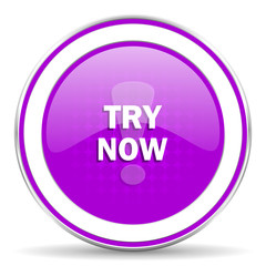 try now violet icon