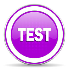 test violet icon