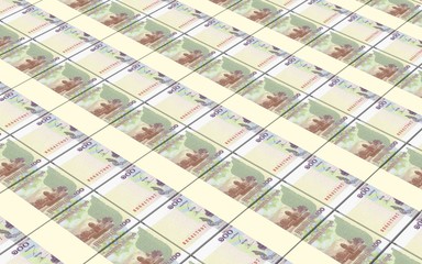 Cambodian money bills stacks background.