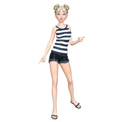 Fototapeta premium 若い女性 