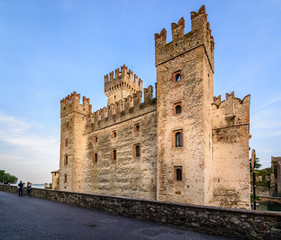 Scaliger Castle Full, Sirmione Italy.