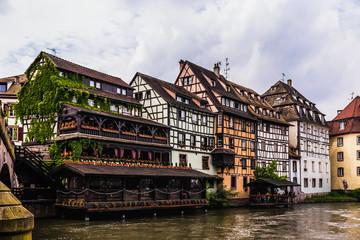 Fototapeta na wymiar Picturesque Strasbourg, France in Europe