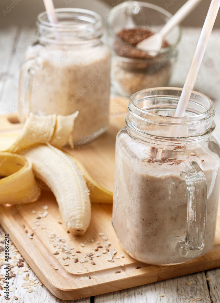 Wall mural smoothies with oatmeal