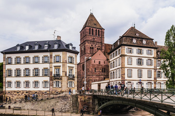 Naklejka na ściany i meble Picturesque Strasbourg, France in Europe