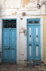 Fototapeta premium Traditional door from Sousse, Tunis