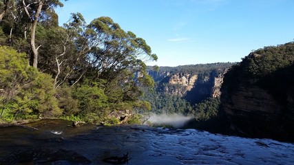 Fototapeta na wymiar Wentworth falls, Blue Mountains, Australia