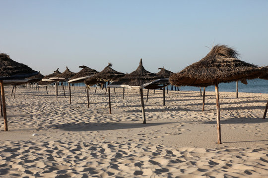 Beach on a sunny day, Sousse, Tunisia