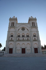 Fototapeta na wymiar Tunisia. Carthage. Byrsa hill - Saint Louis cathedral