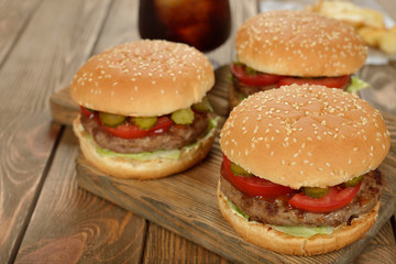 Fresh burger