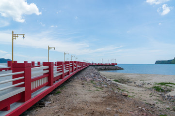 Obraz premium Port area Ao Prachuap 