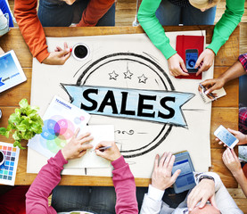 Sales Selling Discount Commerce Marketing Concept
