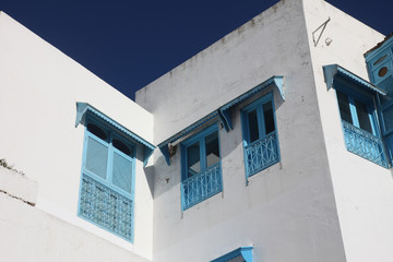 Traditional window from Sidi Bou Said, Tunis