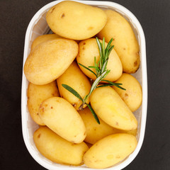 fresh potatoes