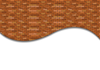 Seamless brick wall. Vector illustration