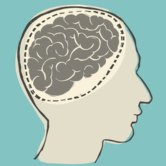 Brain and ideas flow