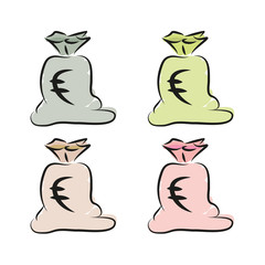 Geldsack voller Euro