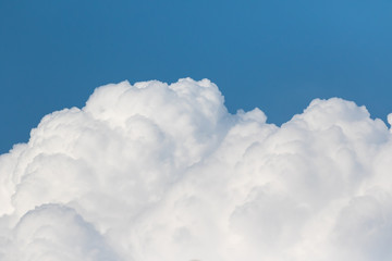 White clouds  in blue sky