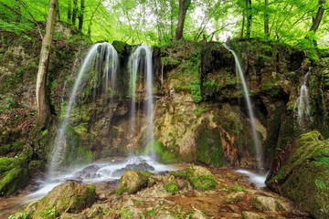 Waterfall Hajske in Slovakia