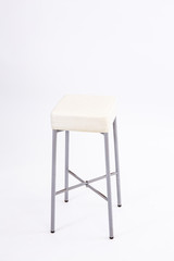 White chair on white background