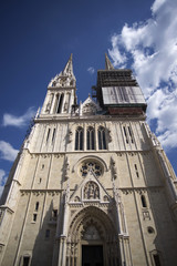 Fototapeta na wymiar zagreb cathedral