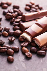 chocolate milk and coffee