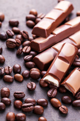 chocolate milk and coffee
