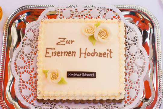 65 Jahre verheiratet - Eiserne Hochzeit