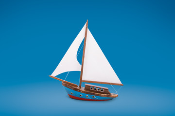 Wooden Sailboat