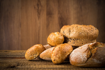 Close-up of traditional bread