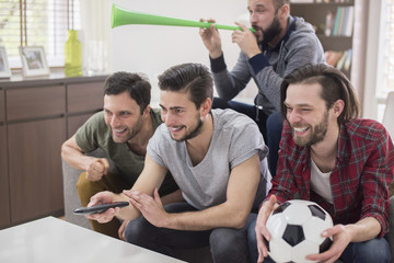 Naklejka premium Football is our huge hobby!