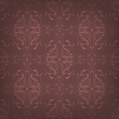 Vector seamless wallpaper with abstract pattern