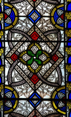 Pattern in stained glass