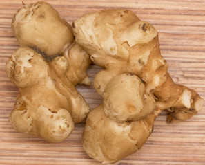 Jerusalem artichoke tubers