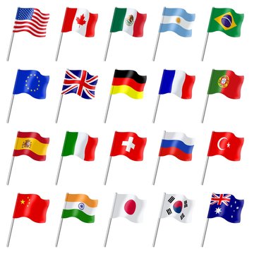 20 drapeaux populaires