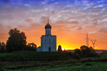 Church of  Intercession of  Holy Virgin on Nerl River,  Russia
