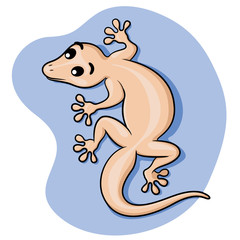 Lizard Cartoon
Illustration of cute cartoon lizard.