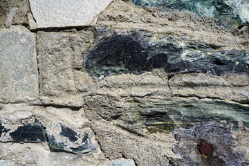 close up rough wall stone texture horizontal