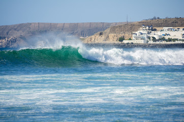 The coast of Atlantic ocean