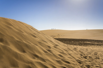 Fototapeta na wymiar Dunes of Maspalomas