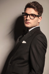 Close up picture of a elegant business man