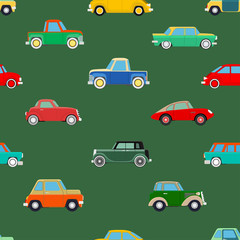 Seamless wallpaper of cars