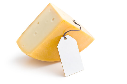 Edam Cheese With Label