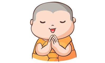 greeting from little happy neophyte vector